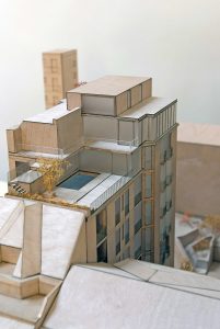 plastico modello architettura scala urbana dordoni milano